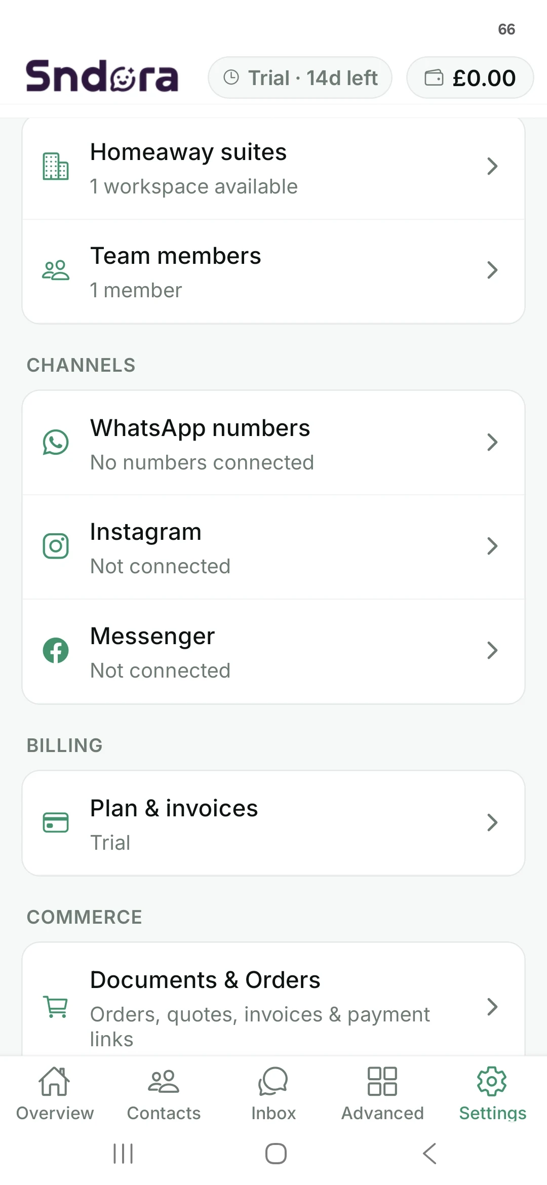 Sndora screenshot